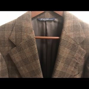 Vintage Ralph Lauren Polo Plaid Wool Blazer